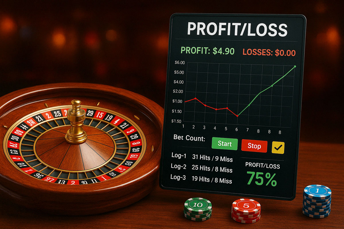 Log Bet Predictor Profit and Loss